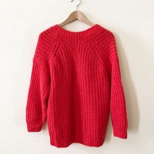 ba&sh Red Knit Sweater